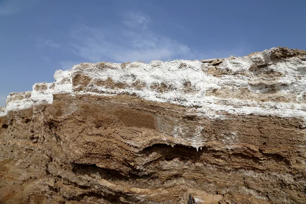 Jordan, Orta Doğu, ölü deniz tuzu — Stok fotoğraf