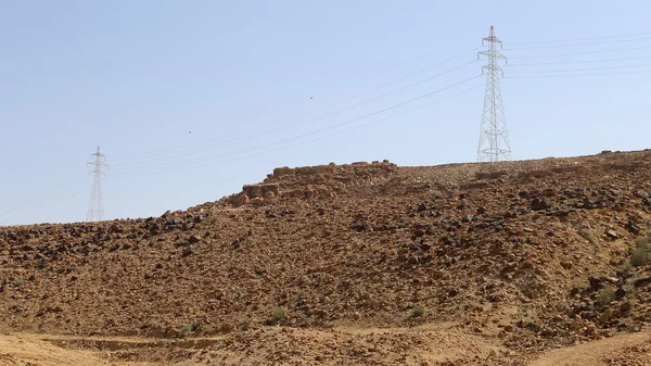 Steinwüste im Zentrum von Jordanien, Naher Osten — Stockfoto