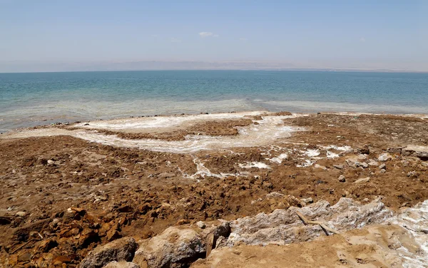 Jordan, Orta Doğu sahilinde ölü deniz — Stok fotoğraf