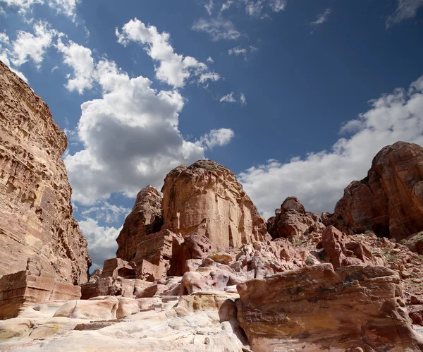 Bergen i Petra, Jordan, Mellanöstern — Stockfoto