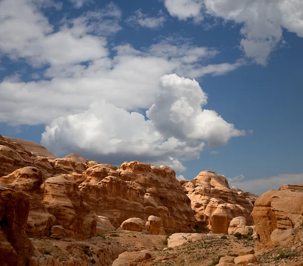 Montanhas de Petra, Jordânia, Oriente Médio — Fotografia de Stock