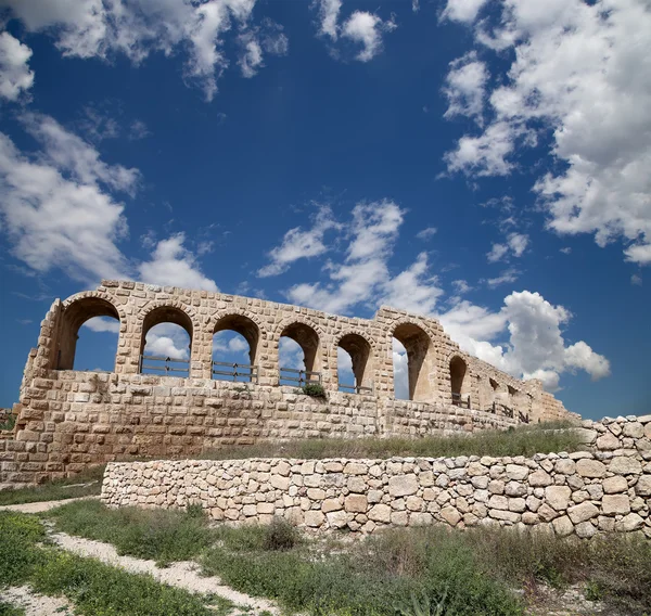 Romerska ruinerna i den jordanska staden jerash (gerasa av antiken), huvudstad och största stad guvernement jerash, Jordanien — Stockfoto