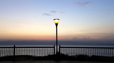 Ölü Deniz günbatımı, Jordan, Orta Doğu