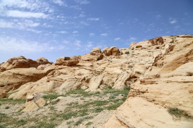 Petra Dağları, Ürdün, Orta Doğu. Petra, 1985 yılından beri UNESCO Dünya Mirasları Bölgesi 'nde bulunuyor.