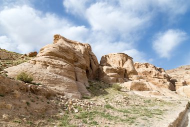 Petra Dağları, Ürdün, Orta Doğu. Petra, 1985 yılından beri UNESCO Dünya Mirasları Bölgesi 'nde bulunuyor.