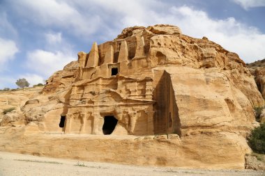 Petra Dağları, Ürdün, Orta Doğu. Petra, 1985 yılından beri UNESCO Dünya Mirasları Bölgesi 'nde bulunuyor.