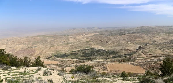 Paisaje de montaña del desierto, Jordania, Oriente Medio — Foto de Stock