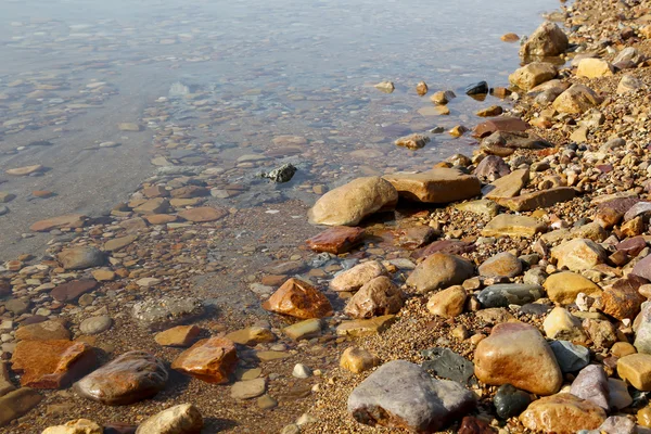 Dode Zeekust bij Jordan, Midden-Oosten — Stockfoto