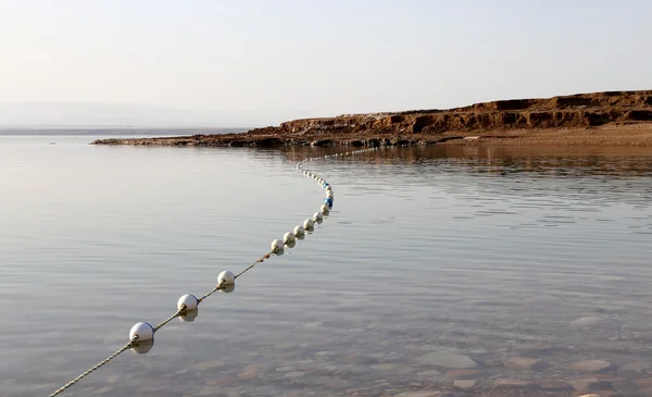 Küste des Toten Meeres bei Jordanien, Naher Osten — Stockfoto