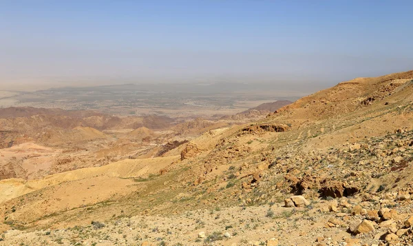 Dağ manzarası, Jordan, Ortadoğu çöl — Stok fotoğraf