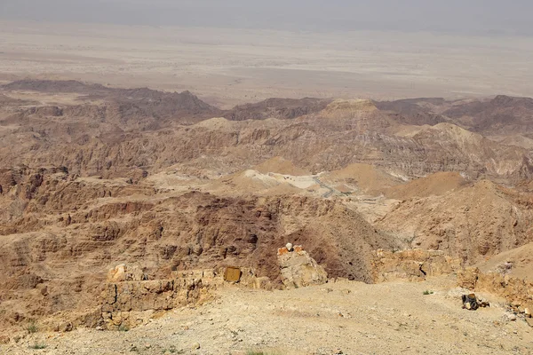 山の風景、Jordan、中東を砂漠します。 — ストック写真