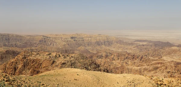 Έρημος ορεινό τοπίο, Jordan, Μέση Ανατολή — Φωτογραφία Αρχείου