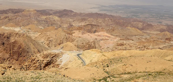 Έρημος ορεινό τοπίο, Jordan, Μέση Ανατολή — Φωτογραφία Αρχείου