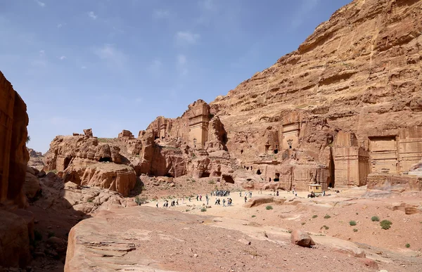 Petra, Jordânia é um símbolo da Jordânia. — Fotografia de Stock