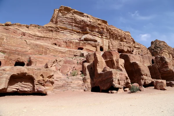 Petra, Jordânia é um símbolo da Jordânia. — Fotografia de Stock