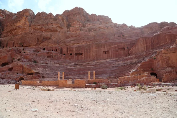 Petra, Jordânia é um símbolo da Jordânia. — Fotografia de Stock