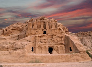 Petra, Jordan, Ortadoğu dağlarında.