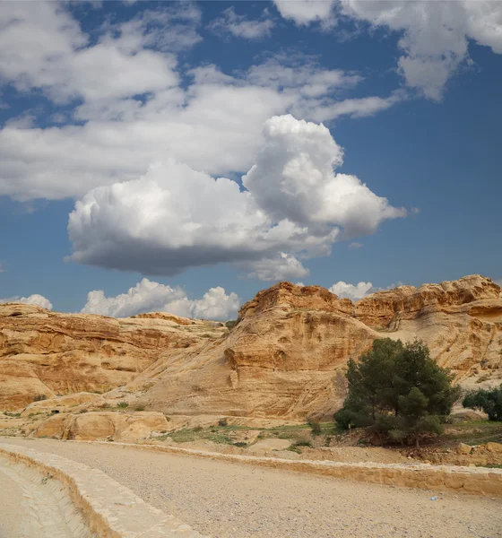 Berge von Petra, Jordanien, Naher Osten. — Stockfoto