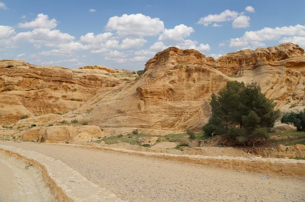 佩特拉，Jordan，中东地区的山. — 图库照片