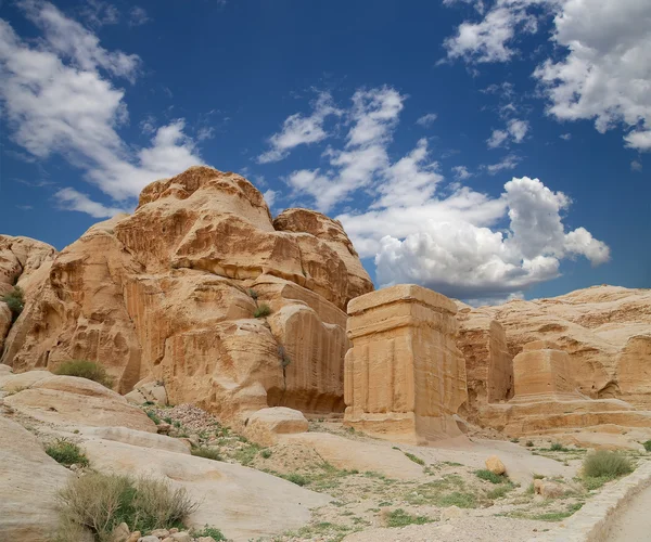 Petra, Jordan, Ortadoğu dağlarında. — Stok fotoğraf