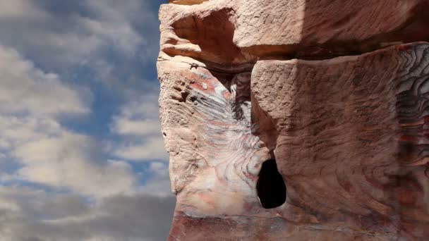 Berge von Petra, Jordanien, Naher Osten. — Stockvideo