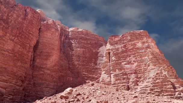 A(z) Wadi Rum Desert, Jordan, Közel-Kelet — Stock videók