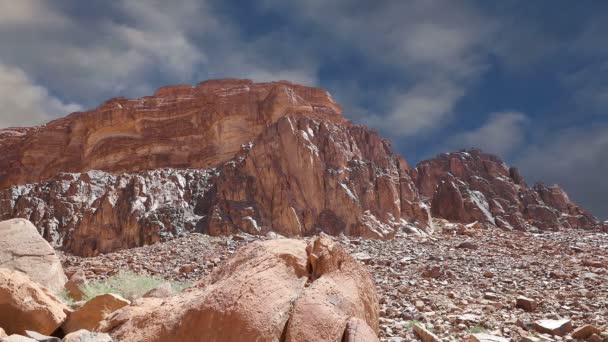 Wadi Rum Deserto, Giordania, Medio Oriente — Video Stock