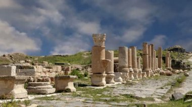 Roma kalıntıları um Birol (um Qays), Jordan, Orta Doğu