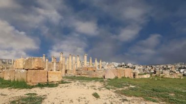 başkenti ve en büyük jerash governorate, Ürdün jerash (Antik gerasa), Ürdün şehirde roman ruins