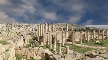 başkenti ve en büyük jerash governorate, Ürdün jerash (Antik gerasa), Ürdün şehirde roman ruins