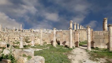 başkenti ve en büyük jerash governorate, Ürdün jerash (Antik gerasa), Ürdün şehirde roman ruins