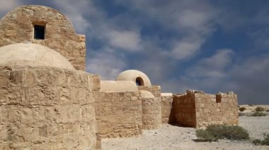 Quseir (Kasr) Amra çöl castle yakınındaki Amman, Jordan.
