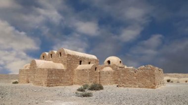 Quseir (Kasr) Amra çöl castle yakınındaki Amman, Jordan.