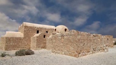 Quseir (Kasr) Amra çöl castle yakınındaki Amman, Jordan.