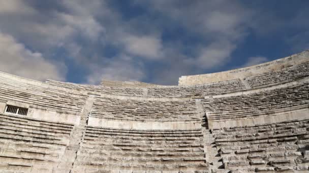 Romerska teatern i amman, Jordanien — Stockvideo