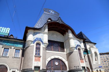 Yaroslavsky tren istasyonu inşa, Moskova, Rusya - Moskova Komsomolskaya Meydanı'nda yer alan, dokuz ana tren istasyonları biridir.