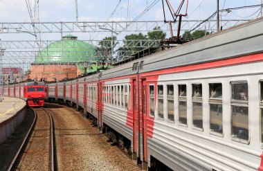 Trende Bolshaya tren istasyonu - Moskova, Rusya'nın dokuz ana tren istasyonları biridir
