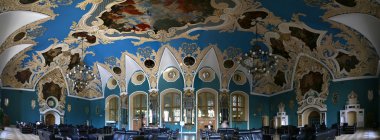 MOSCOW, RUSSIA - JUNE, 18 2015--VIP-hall or a room higher comfort Kazansky railway terminal ( Kazansky vokzal) also known as Moscow Kazanskaya railway station is one of nine railway terminals in Moscow, Russia