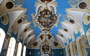 MOSCOW, RUSSIA - JUNE, 18 2015--VIP-hall or a room higher comfort Kazansky railway terminal ( Kazansky vokzal) also known as Moscow Kazanskaya railway station is one of nine railway terminals in Moscow, Russia