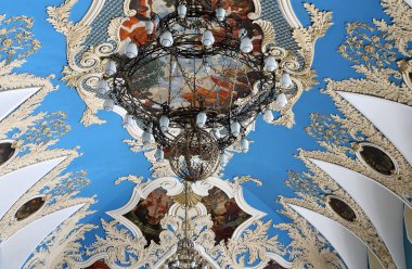 MOSCOW, RUSSIA - JUNE, 18 2015--VIP-hall or a room higher comfort Kazansky railway terminal ( Kazansky vokzal) also known as Moscow Kazanskaya railway station is one of nine railway terminals in Moscow, Russia