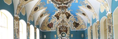 MOSCOW, RUSSIA - JUNE, 18 2015--VIP-hall or a room higher comfort Kazansky railway terminal ( Kazansky vokzal) also known as Moscow Kazanskaya railway station is one of nine railway terminals in Moscow, Russia