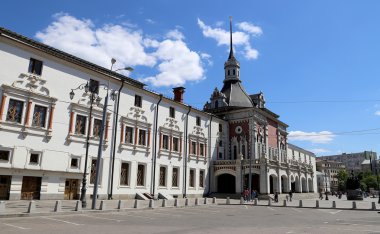 Kazansky demiryolu terminali (Kazansky vokzal)--dokuz demiryolu terminalleri, Moskova, Rusya biridir.
