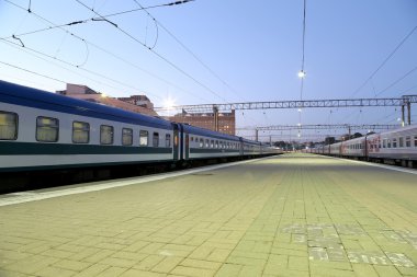 Kazansky demiryolu terminali (Kazansky vokzal)--dokuz demiryolu terminalleri, Moskova, Rusya biridir.
