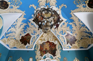 MOSCOW, RUSSIA - JUNE, 18 2015--VIP-hall or a room higher comfort Kazansky railway terminal ( Kazansky vokzal) also known as Moscow Kazanskaya railway station is one of nine railway terminals in Moscow, Russia