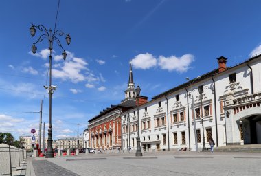 Kazansky demiryolu terminali (Kazansky vokzal)--dokuz demiryolu terminalleri, Moskova, Rusya biridir.
