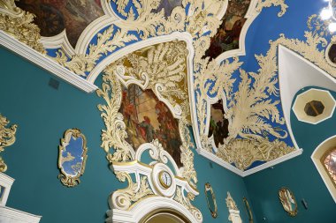 MOSCOW, RUSSIA - JUNE, 18 2015--VIP-hall or a room higher comfort Kazansky railway terminal ( Kazansky vokzal) also known as Moscow Kazanskaya railway station is one of nine railway terminals in Moscow, Russia