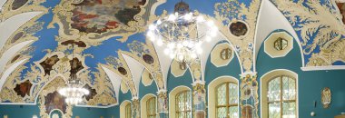 Moskova, Rusya, 23 Haziran 2015. Oda daha yüksek konfor Kazansky demiryolu terminali olarak da bilinen Moskova Kazanskaya tren istasyonu dokuz demiryolu terminalleri, Moskova, Rusya biridir