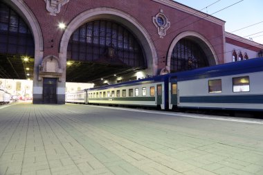 Kazansky demiryolu terminali (Kazansky vokzal)--dokuz demiryolu terminalleri, Moskova, Rusya biridir.