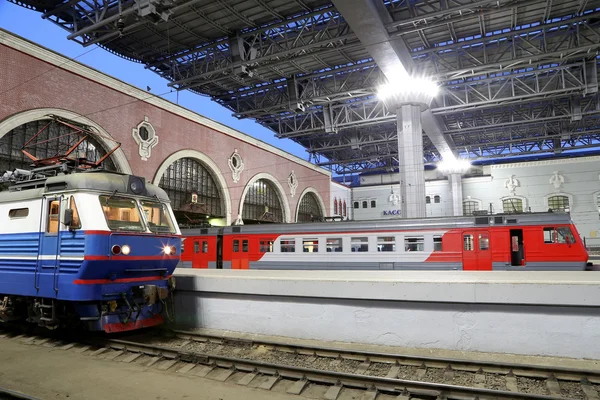 Kazansky terminal ferroviário (Kazansky vokzal) é um dos nove terminais ferroviários em Moscou, Rússia . — Fotografia de Stock