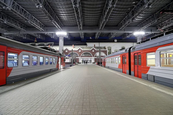 KAZANSKY spoorweg terminal (Kazansky vokzal)--is een van de negen spoorweg terminals in Moskou, Rusland. — Stockfoto